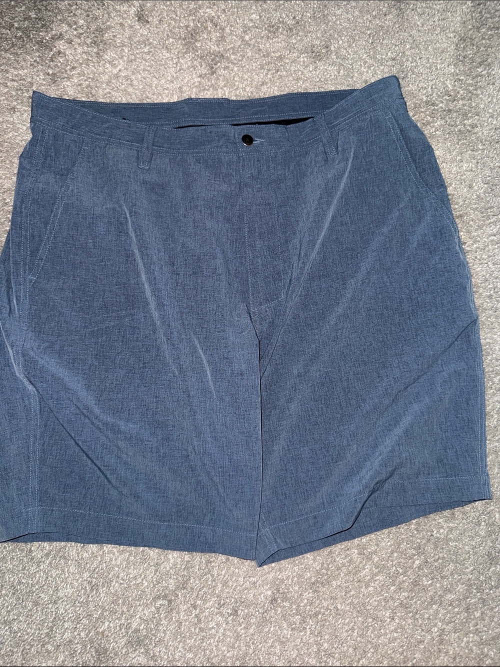 FootJoy Men's Navy Blue Flat-Front Golf Shorts